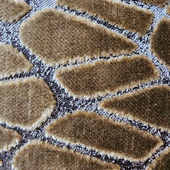 Set of 3 Gold Bronze Velvet Accent Decorative Pillows 18" - Picture 4 of 5